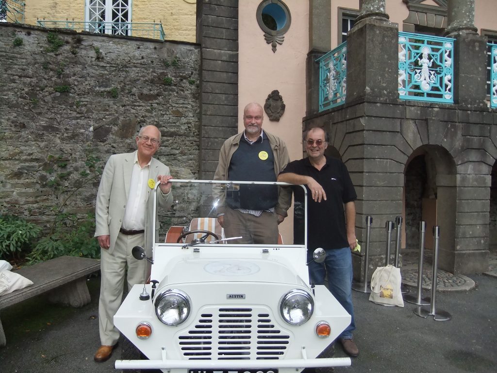 Original Mini Moke with Dave Barrie , Jeremy Guy and Phil Caunt
